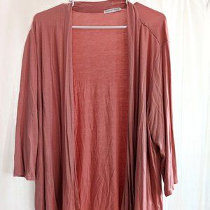 Pink Open front cardigan